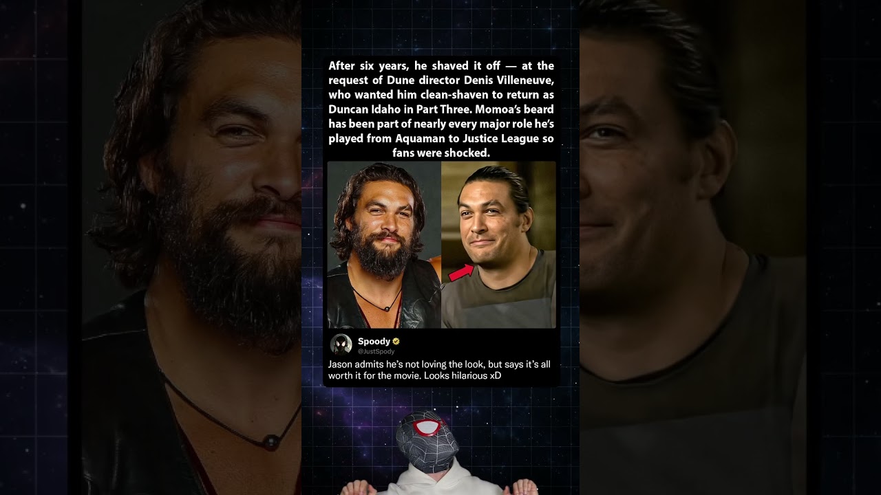 After 6 years, Jason Momoa shaved off his beard because