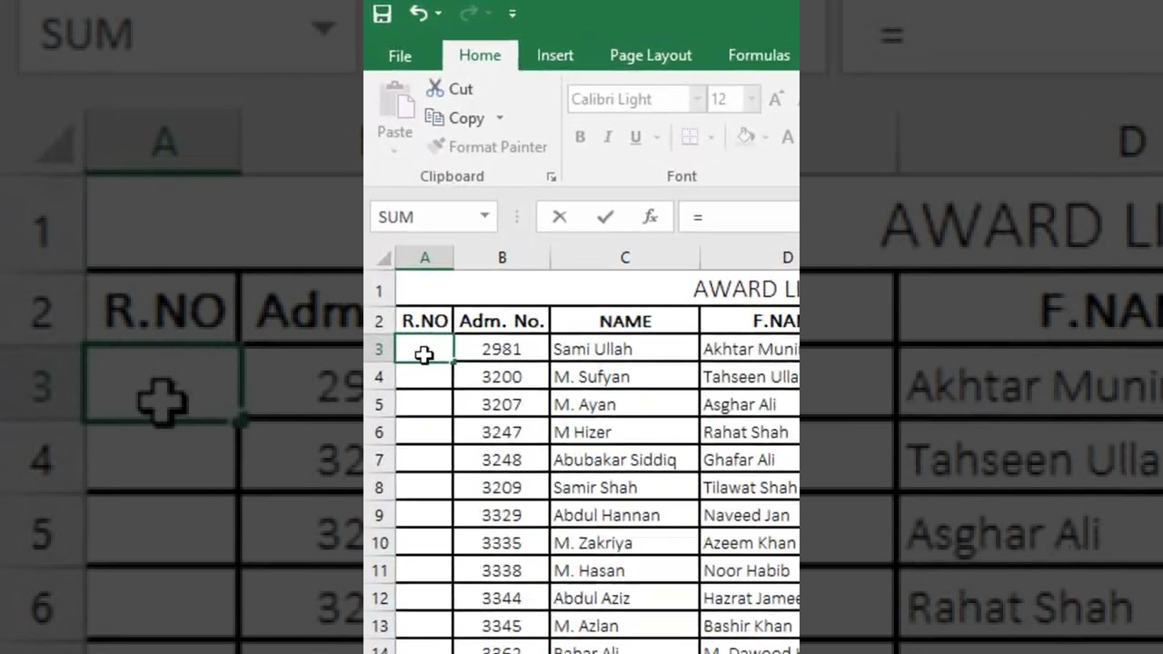 Efficiently Fill Serial Numbers in Excel 📊