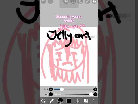 support a young artist? #youngartist #art #short #jellyart