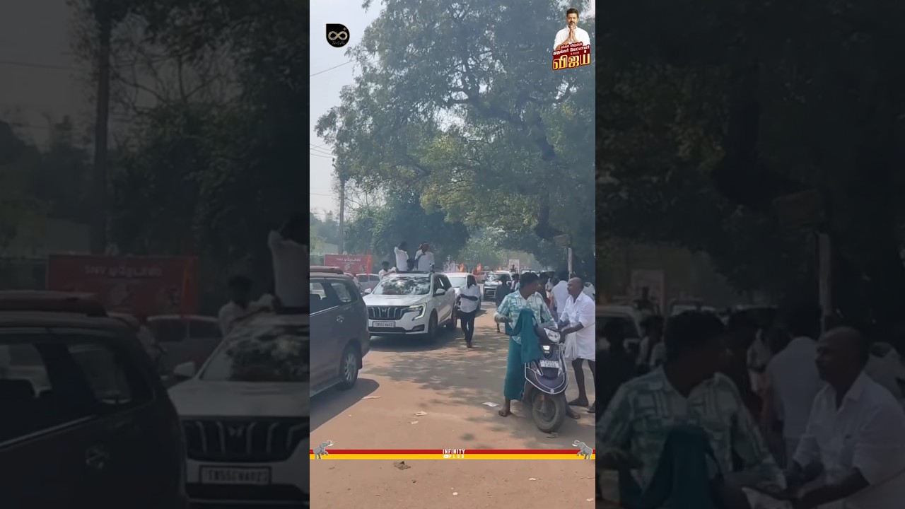 TVK Rally with Thalapathy Vijay🔥