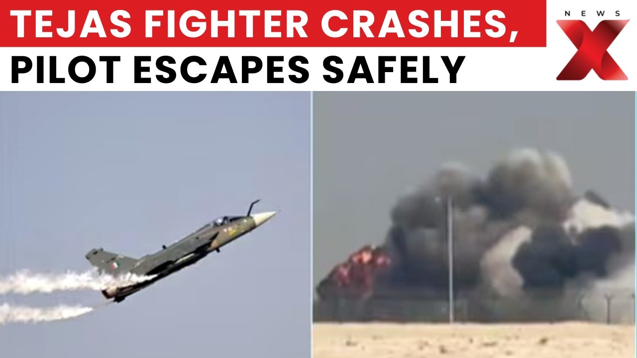 Another Tejas Fighter Crashes During Training Sortie; Pilot Escapes Unharmed