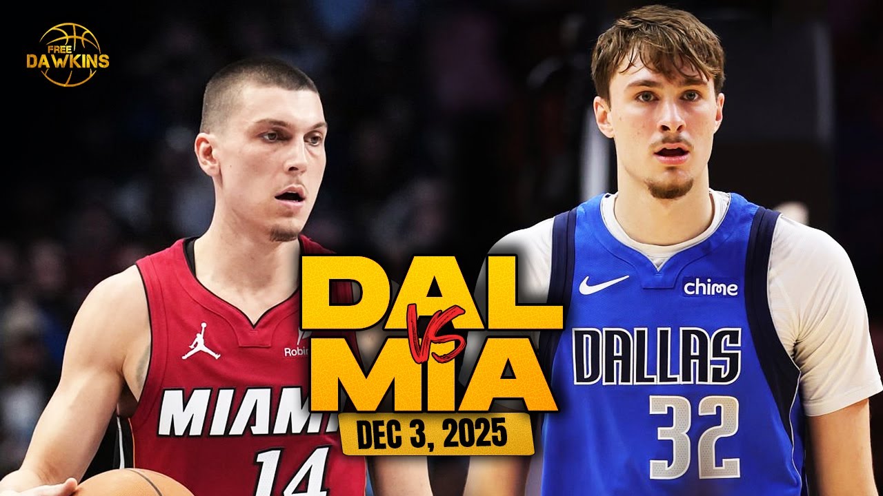 Dallas Mavericks vs Miami Heat Full Game Highlights | Dec 3, 2025 | FreeDawkins