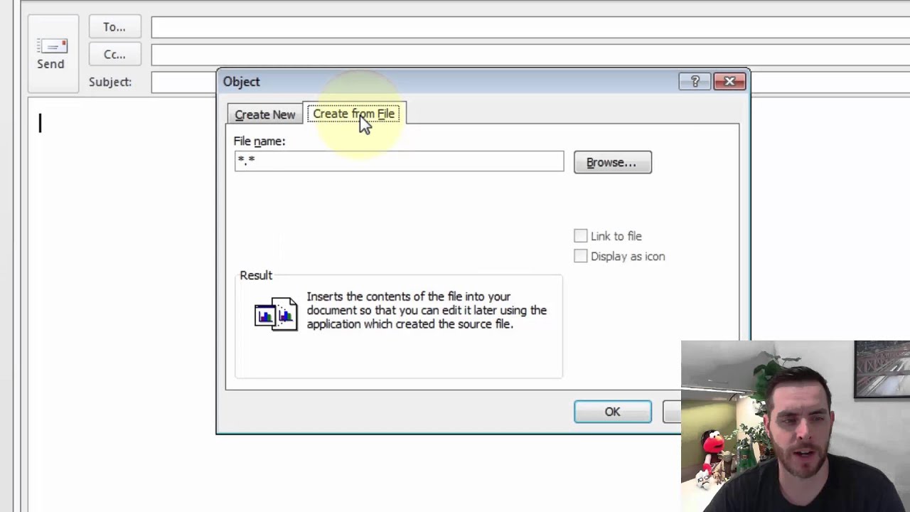 How to Embed a PDF Document in an Email Message