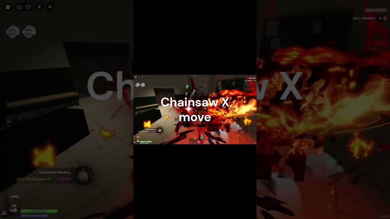 Roblox Chainsaw Hunty Zombie Showcase 🔪