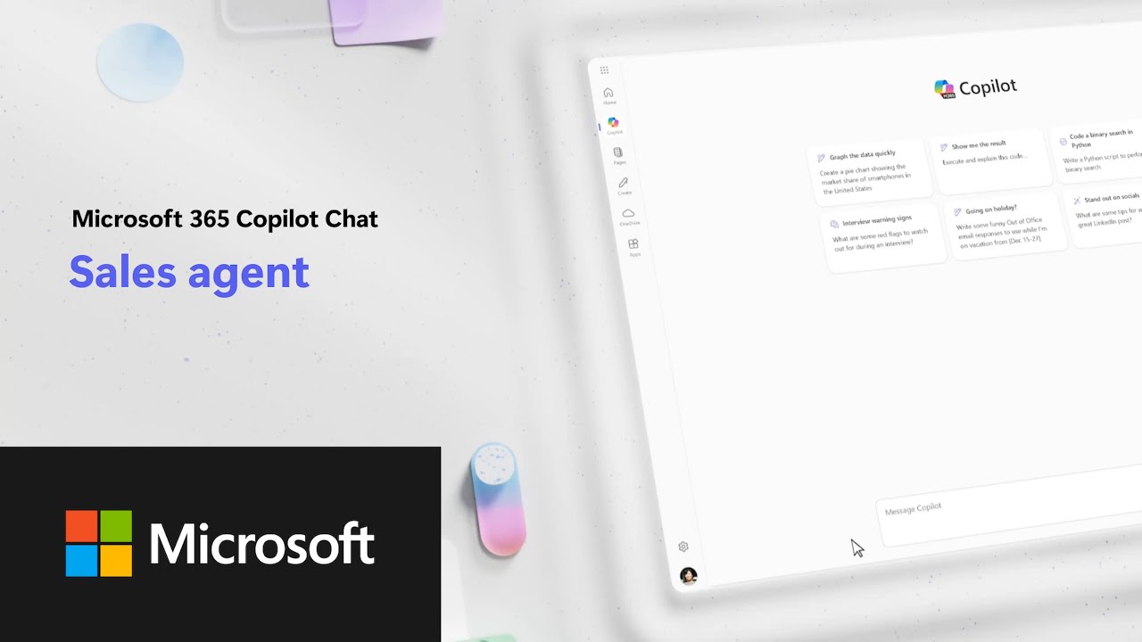 Microsoft 365 Copilot Chat for Sales Demo