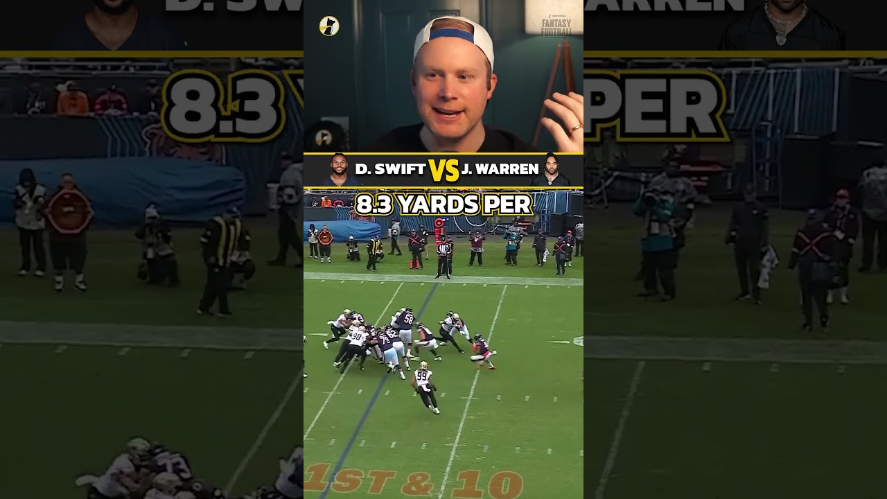 D'Andre Swift vs. Jaylen Warren: Which RB Should You Pick for Your Fantasy Team? 🏈