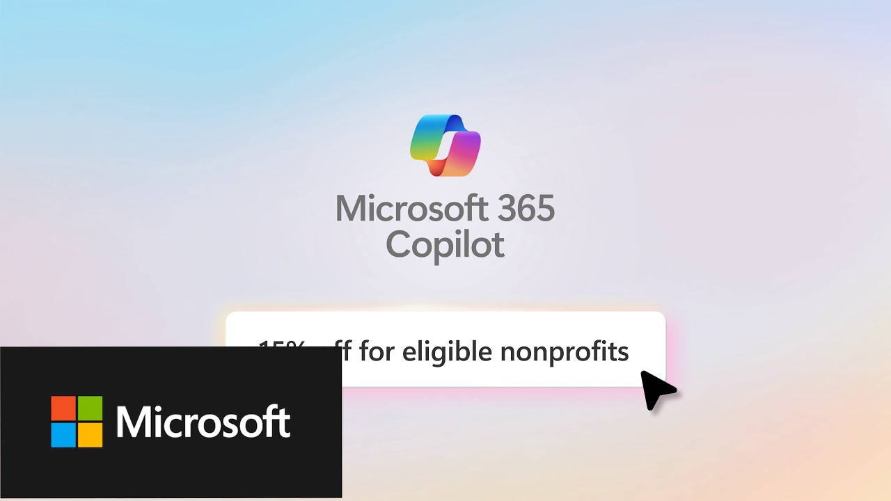 Microsoft 365 Copilot 15% Off for Nonprofits π