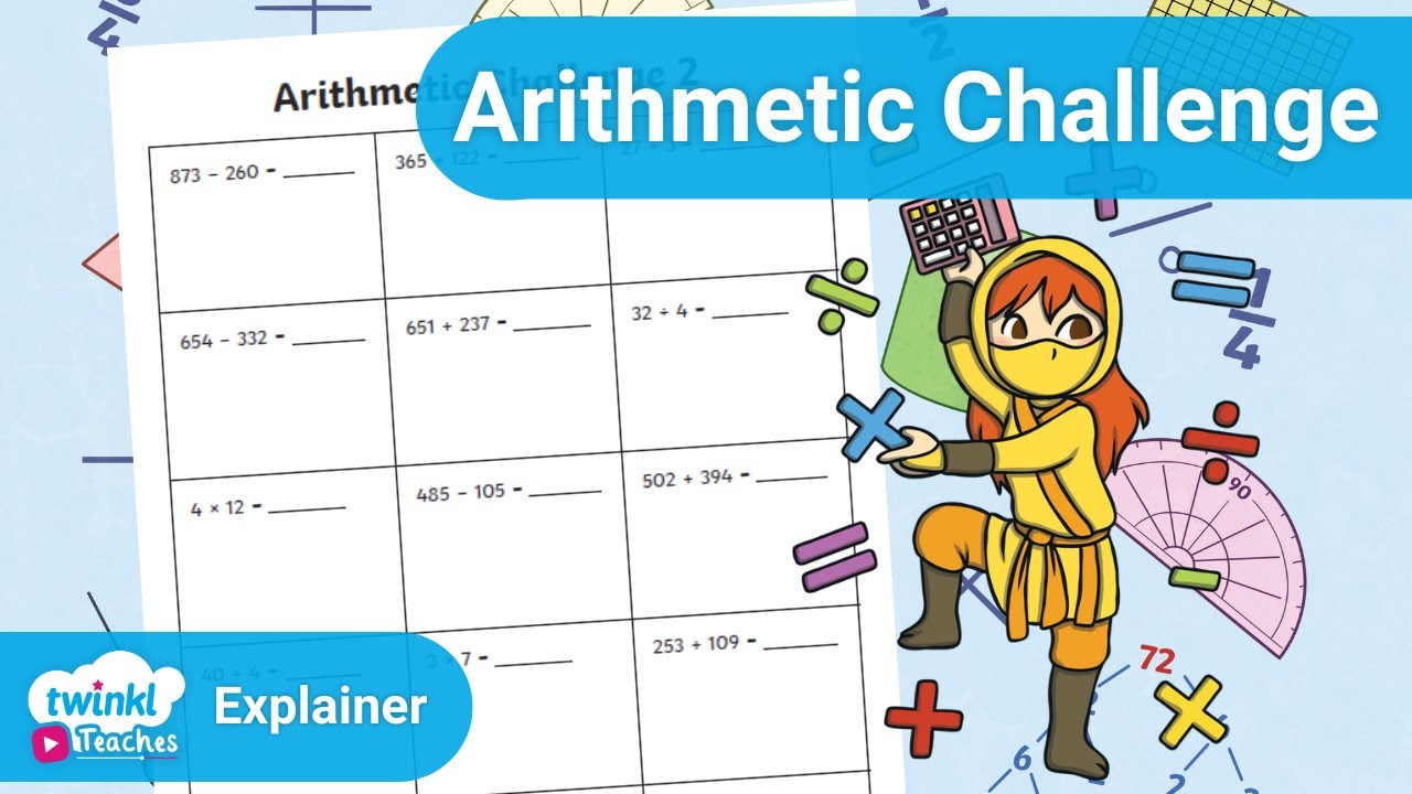 Engage Year 3 Students with Fun Arithmetic Challenges 🧮