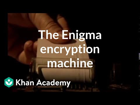 The Enigma encryption machine | Journey into cryptography | Computer Science | Khan Academy