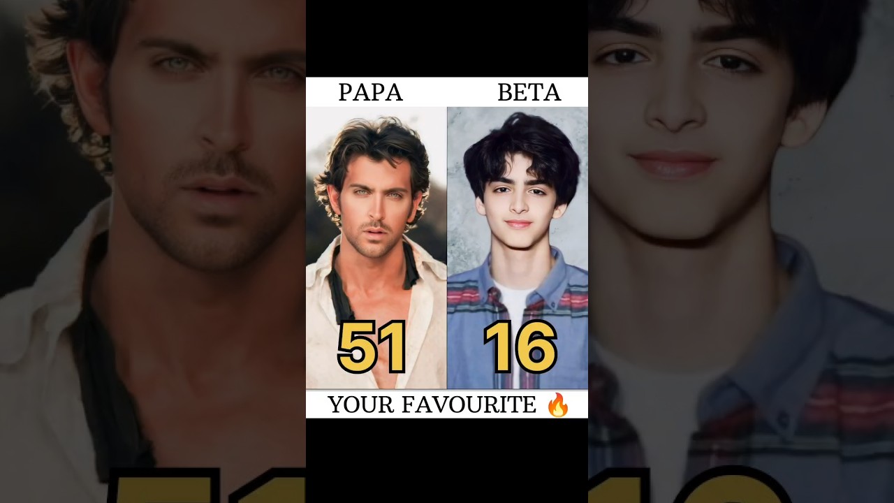 Hrithik Roshan's Handsome Son & His Age 👶