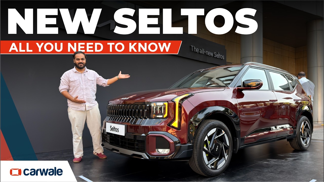 New Kia Seltos | Interior, Features, Exterior & Variants Detailed
