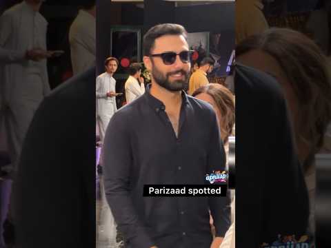 Handsome Ahmed Ali Akbar aka Parizaad spotted at an event in Karachi today ✨