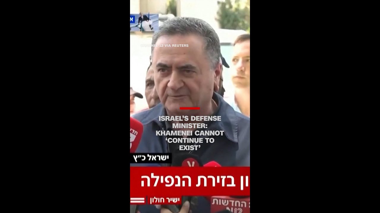 Israel's Defense Minister Condemns Khamenei's Continued Existence