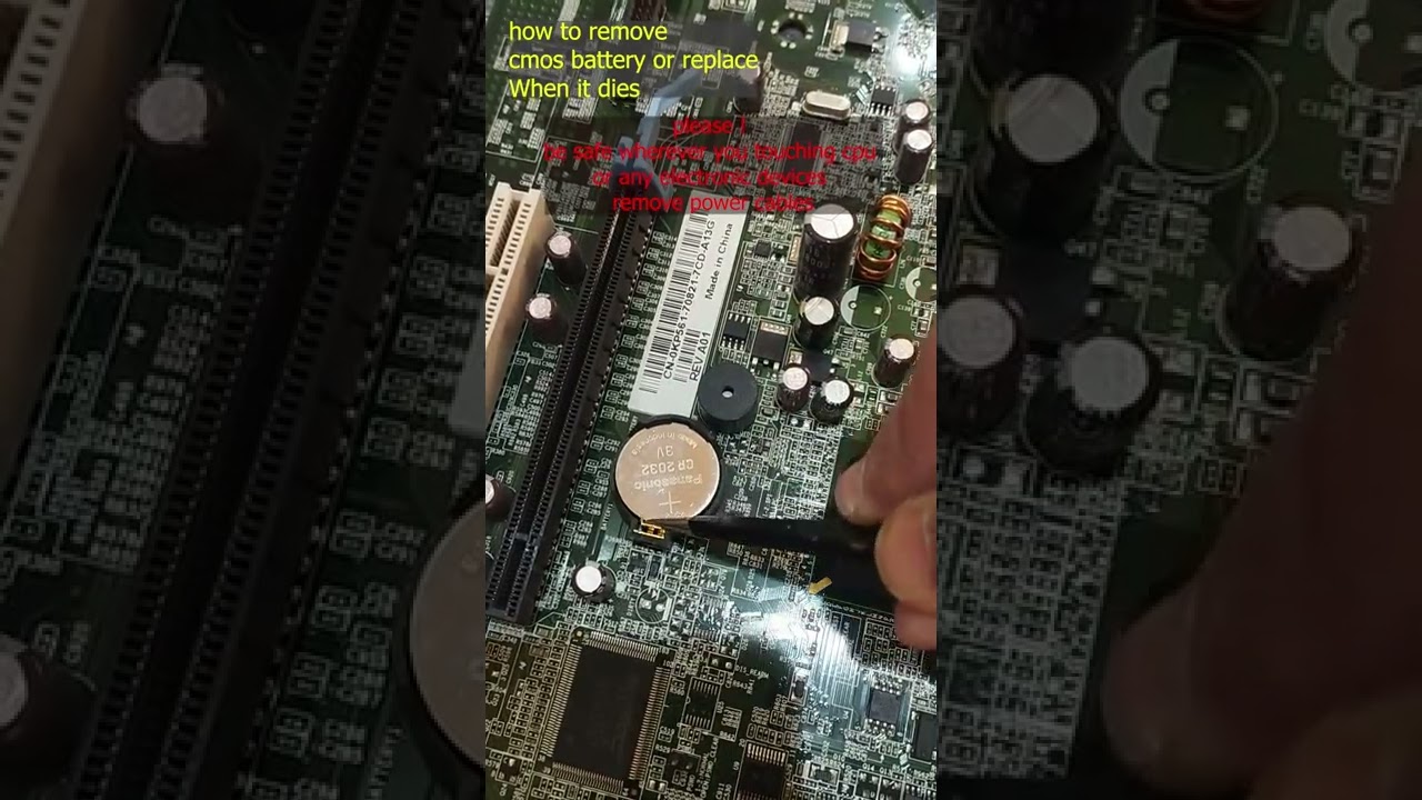 Replace CMOS Battery on Optiplex 330 ๐