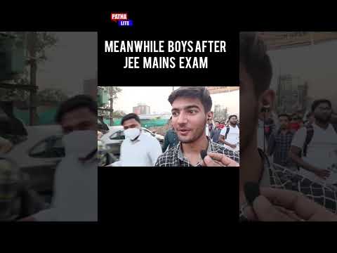 The Boys After JEE mains exam 😂😂 #jee #jeemains #jee2023 #jeemainssession2