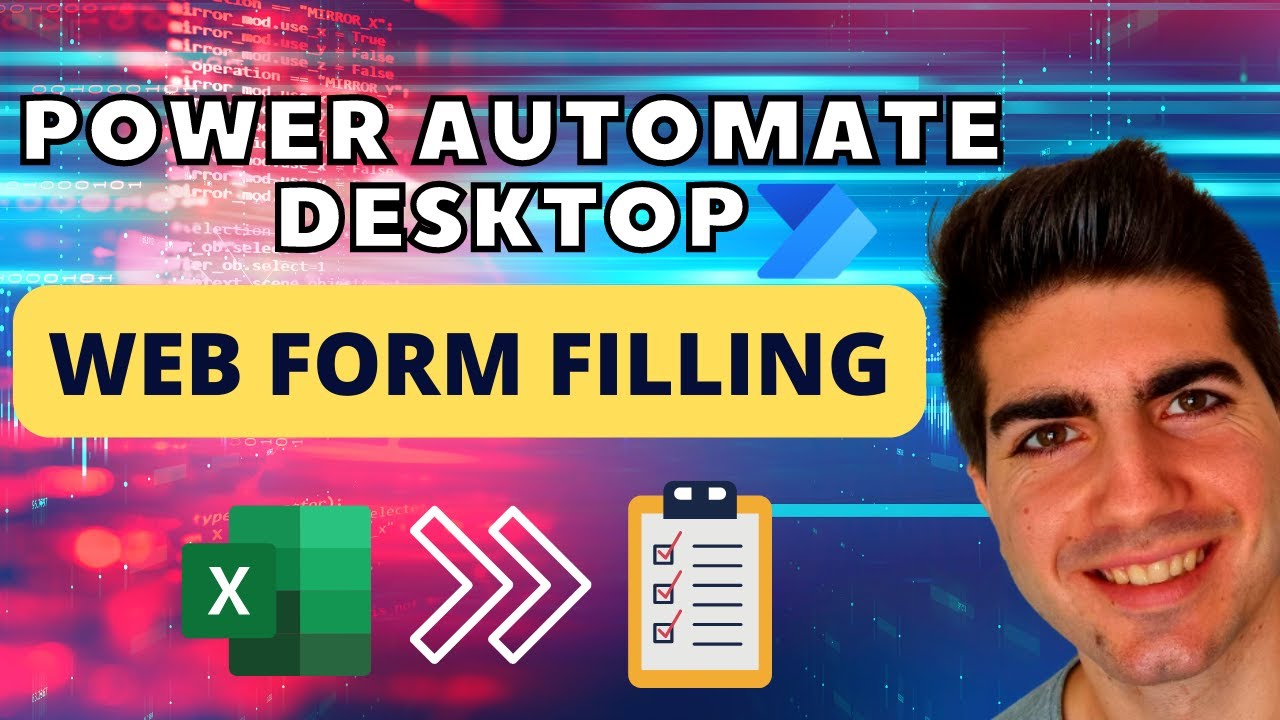 Power Automate Desktop: Fill Excel Data into Web Forms