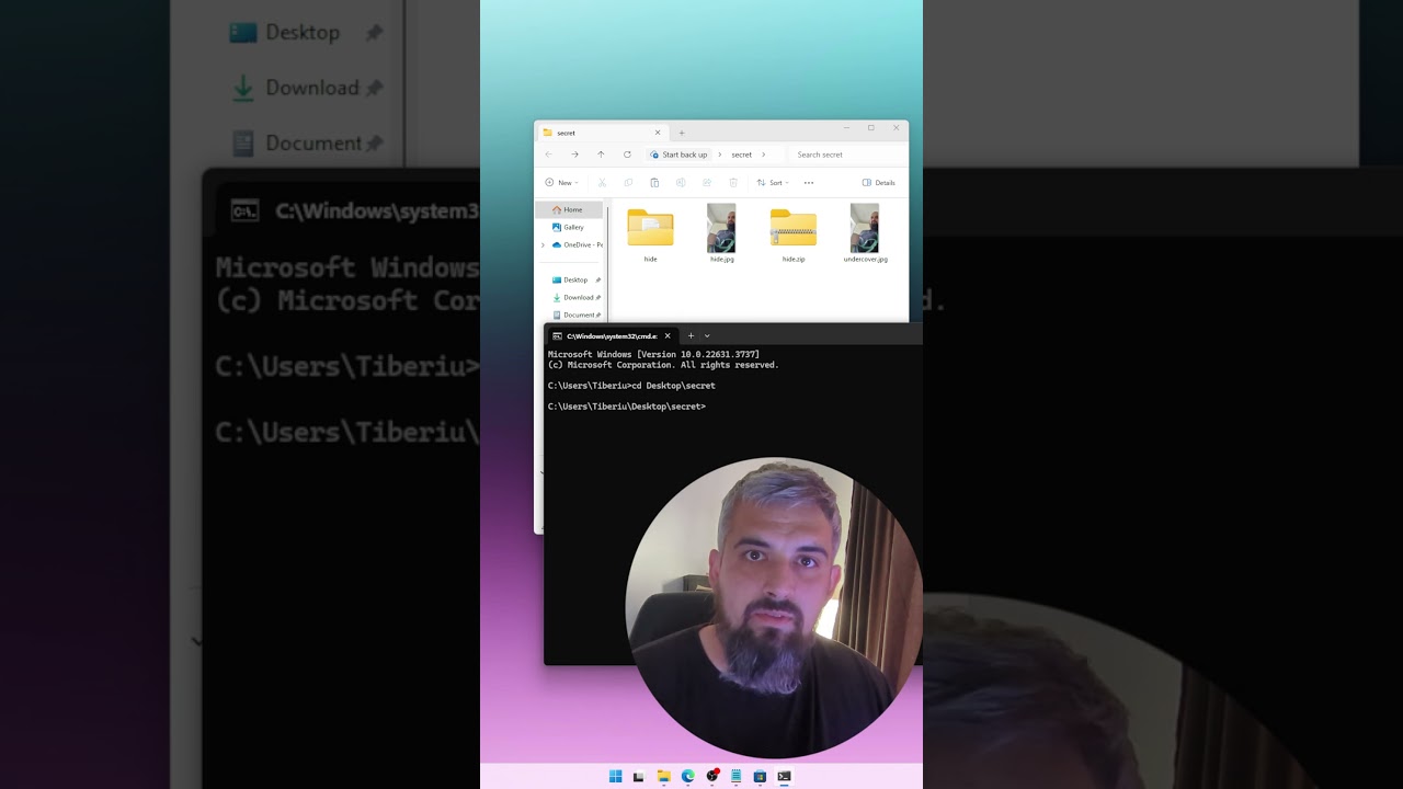 Secretly Hide Files Inside Images πΈ | Easy Hack for Privacy