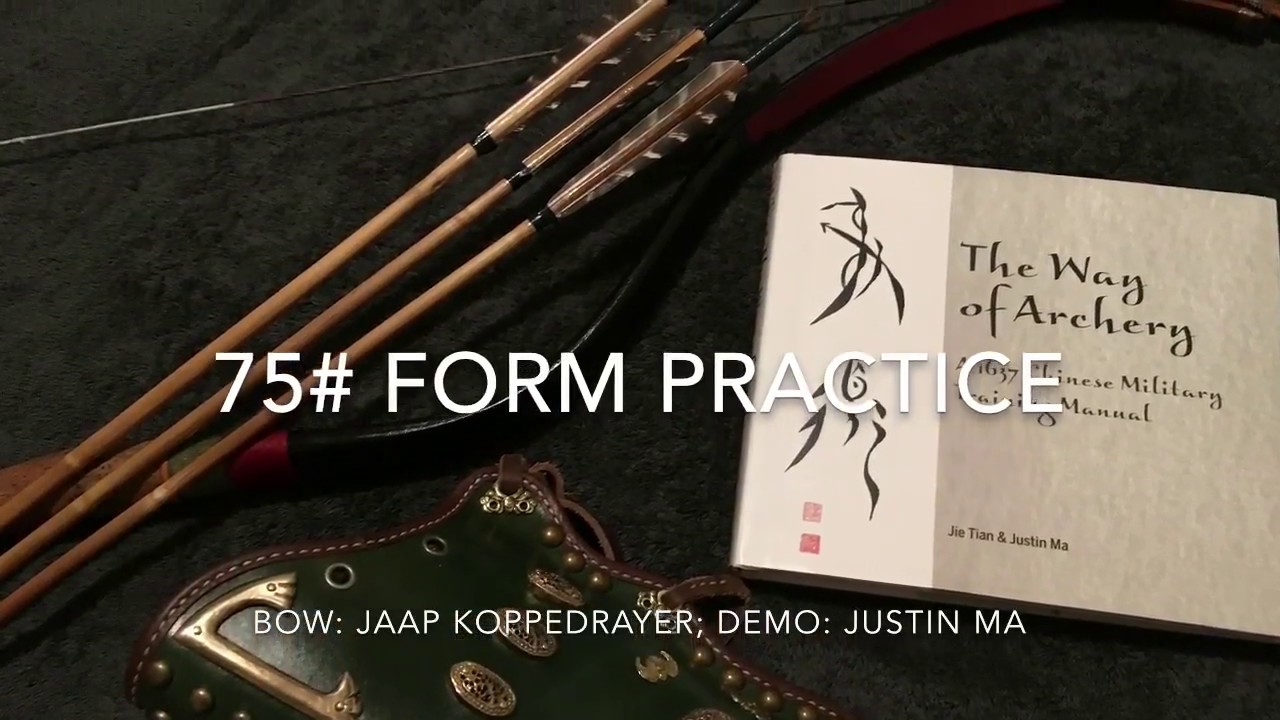 75# Laminated Bow Practice by Jaap Koppedrayer 🏹