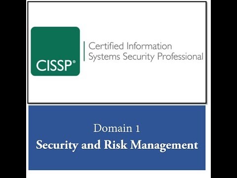 CISSP #19 - Domain 1 - Security Governance