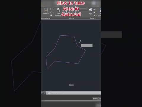 How to take Area in Auto Cad❓| AREA | AUTOCAD💻 | Area statement🖨️| #property #buildingconstruction