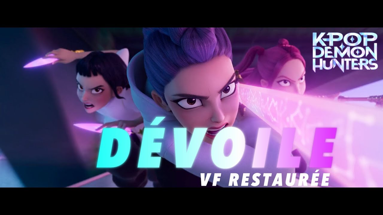 KPop Demon Hunters - Clip VF Restauré avec Paroles | Takedown from Netflix 🎬