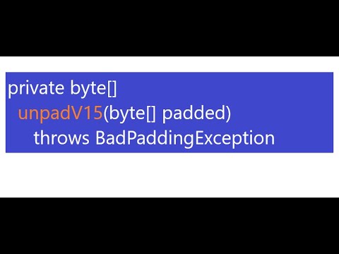RSA PKCS#1 v1.5 Unpadding with Constant-Time Method