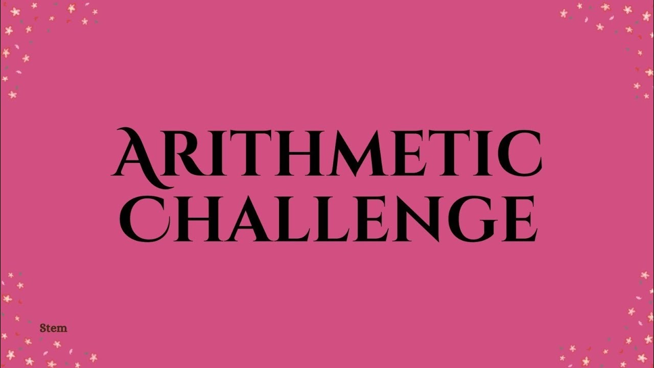 Ultimate Arithmetic Challenge: Boost Your Speed with Addition, Subtraction, Multiplication & Division! ⚡