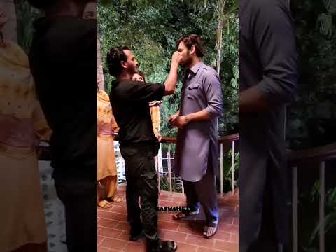 Kinza Hashmi and Zahid Ahmed On The Set Of || Mere Ban Jao