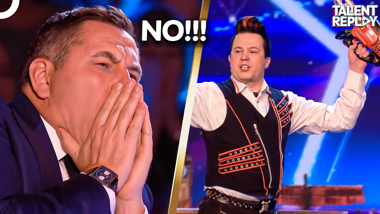 Daring Finnish Juggler's Unbelievable Stage Stunt! 🎪