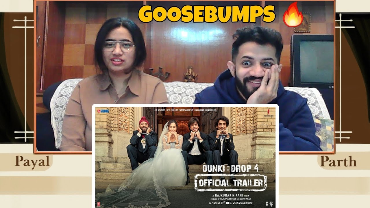 Dunki Drop 4 Trailer | Shah Rukh Khan | Rajkumar Hirani | Taapsee | Vicky | Reaction|The Tenth Staar