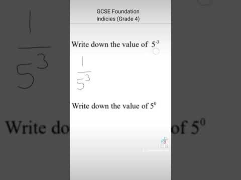 Indices | GCSE Maths Foundation