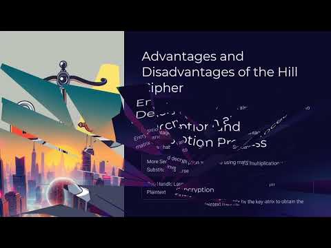 Hill cipher technique