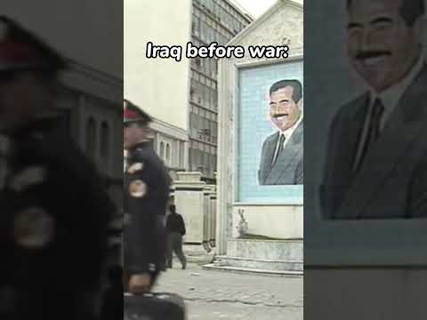 Iraq before and after war: