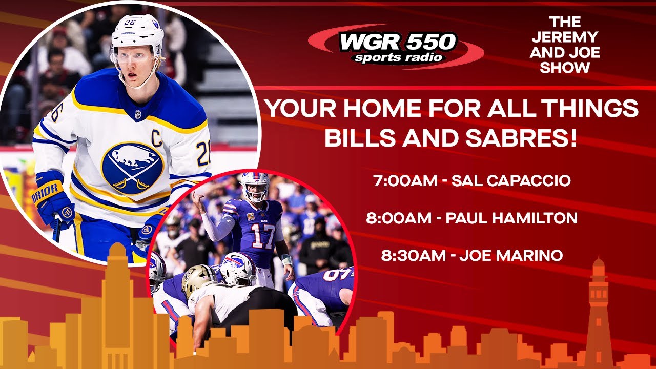 Tune in Live: Jeremy & Joe Show | October 1, 2025 | WGR Sports Radio 550 🏈