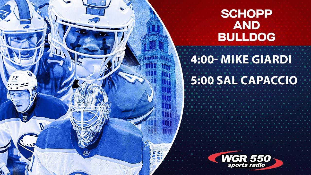 Tune in for Schopp & Bulldog LIVE! | October 29, 2025 | WGR Sports Radio 550 🏈