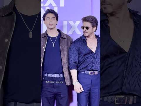 Who is MORE HANDSOME ⁉️ #srk or #aryankhan comment your answer #shorts #netflix