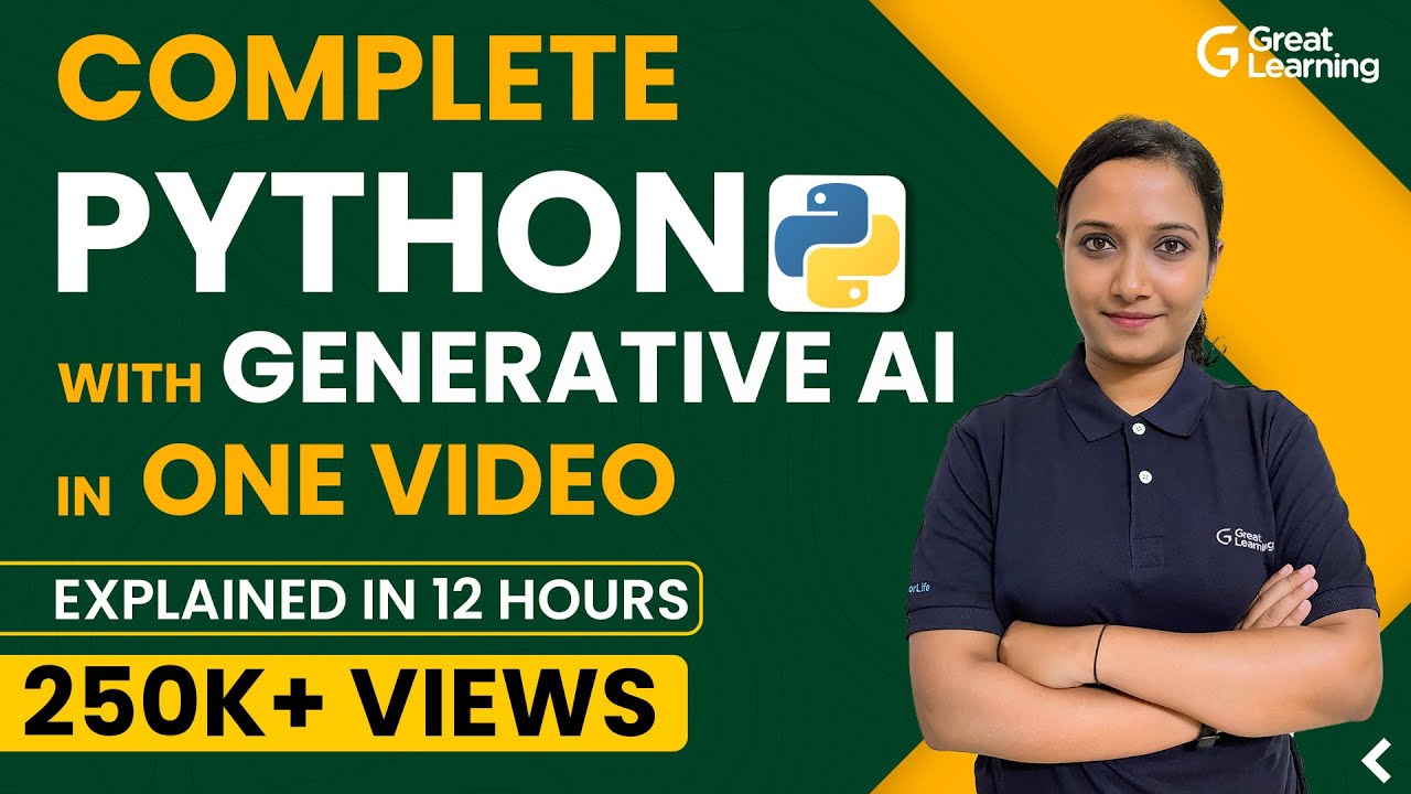 Python & Generative AI Tutorial for 2025 🚀 | Complete Beginner's Course