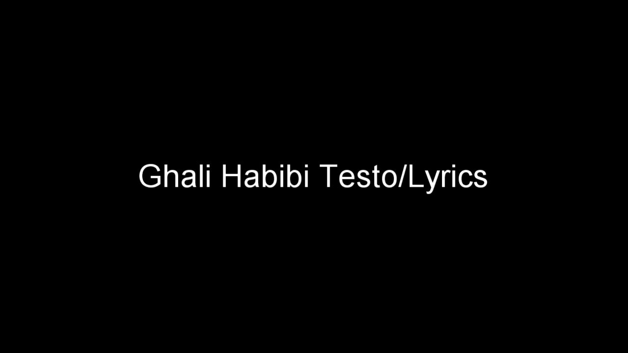 Ghali - Habibi 🎶 Lyrics and Song Meaning