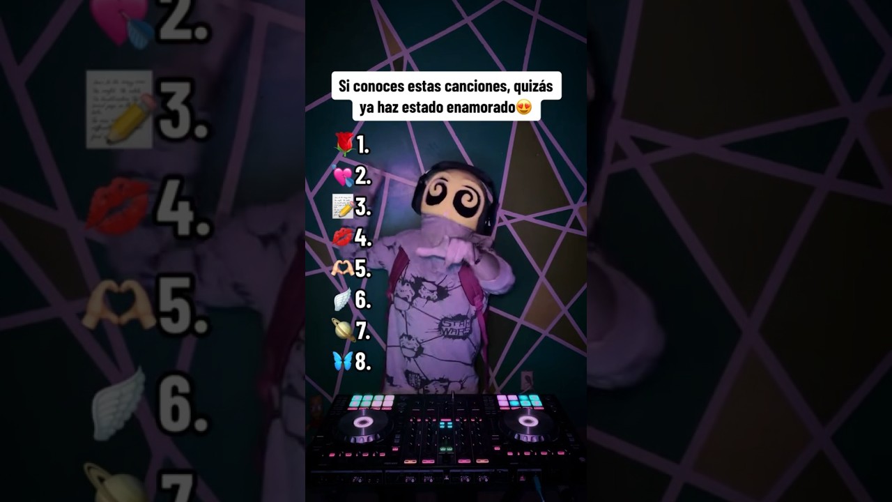 ¿Conoces estas canciones? Ya has estado enamorado😍