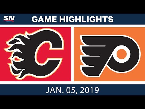 NHL Highlights | Flames vs. Flyers - Jan. 5, 2019