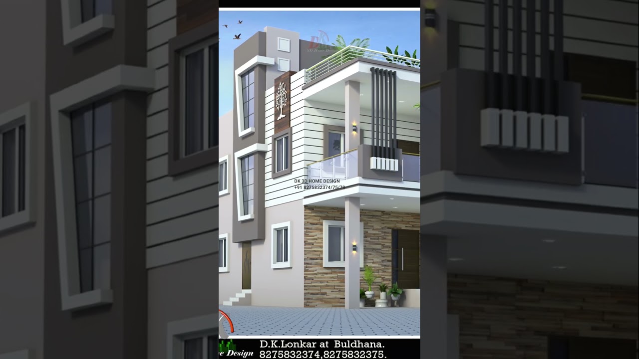 30x40 Stunning Two-Story House Design 🏡