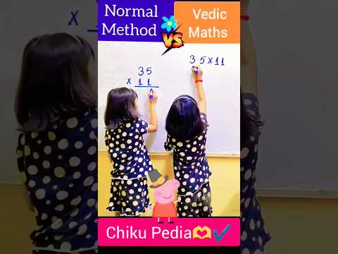 Maths Challenge🔥 | Vedic Maths vs Normal Maths #mathstricks #shorts #viral #ytshorts #fun #challenge
