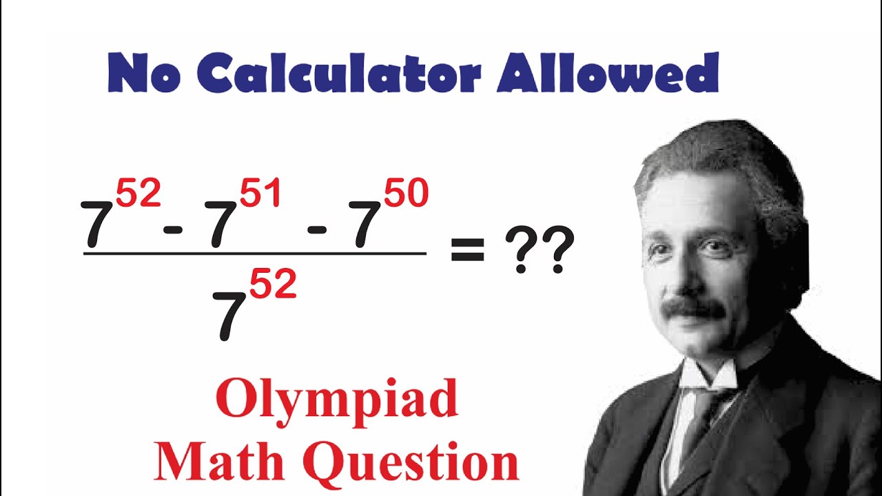 Math Olympiad: Simplifying Powers of 7 ✨