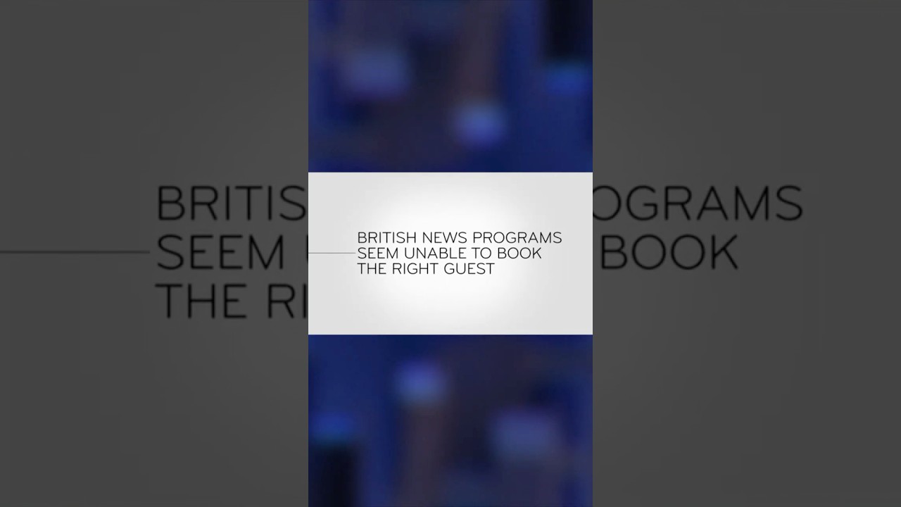 British News Shows Mistakenly Booked Fake Bill DeBlasio 📰
