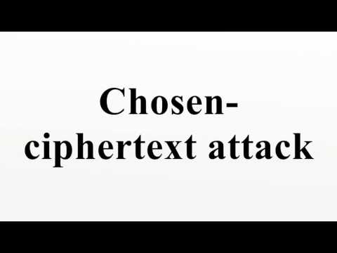 Chosen-ciphertext attack