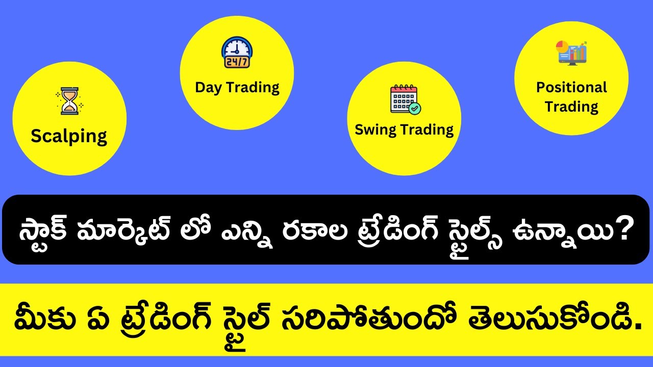 స్టాక్ మార్కెట్లో ట్రేడింగ్ శైలుల వివరణ | తెలుగు