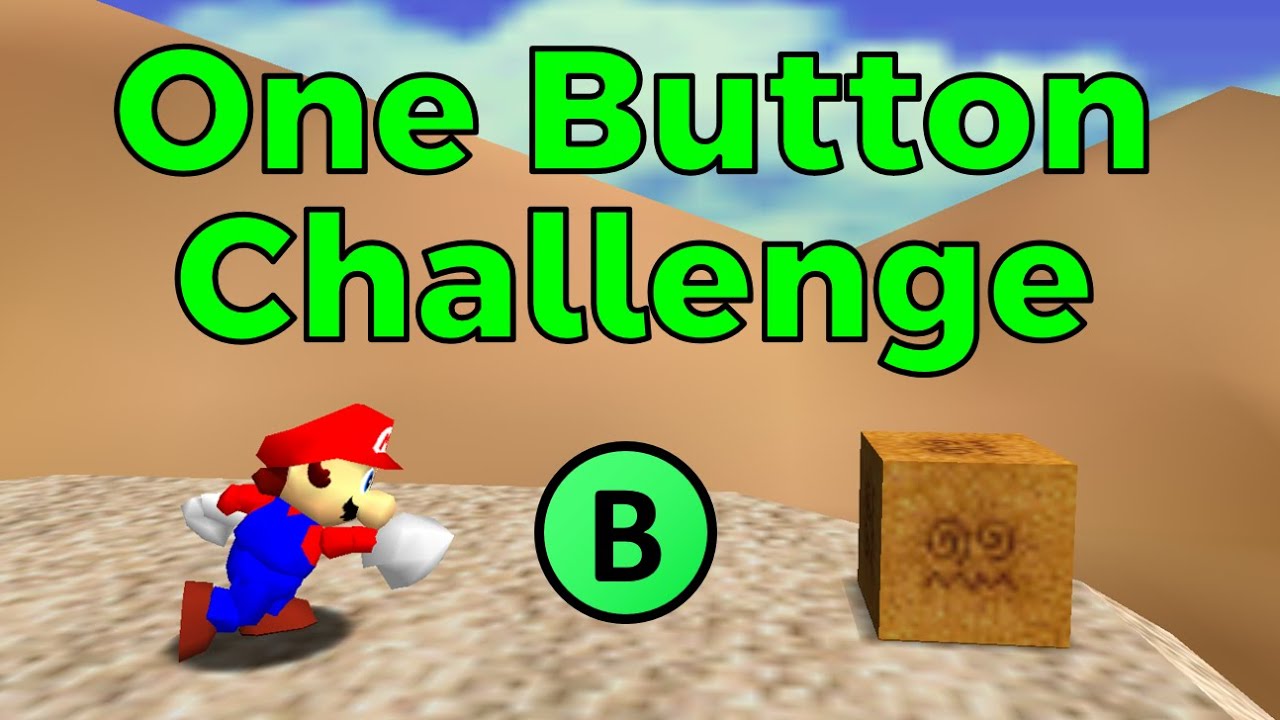 Can You Collect a Star in Super Mario 64 with One Button? 🎮