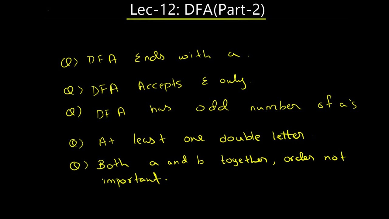 DFA in Theory of Automata (Part 2) | Complete Explanation with Examples in Hindi/Urdu 🤖