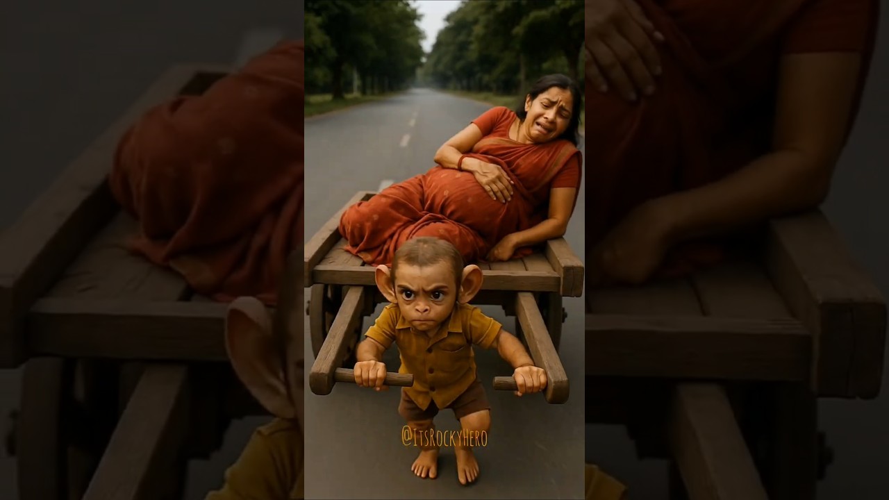 Heartwarming Story: Baby Monkey Rocky Supports Pregnant Woman in Her Fight for Life ❤️