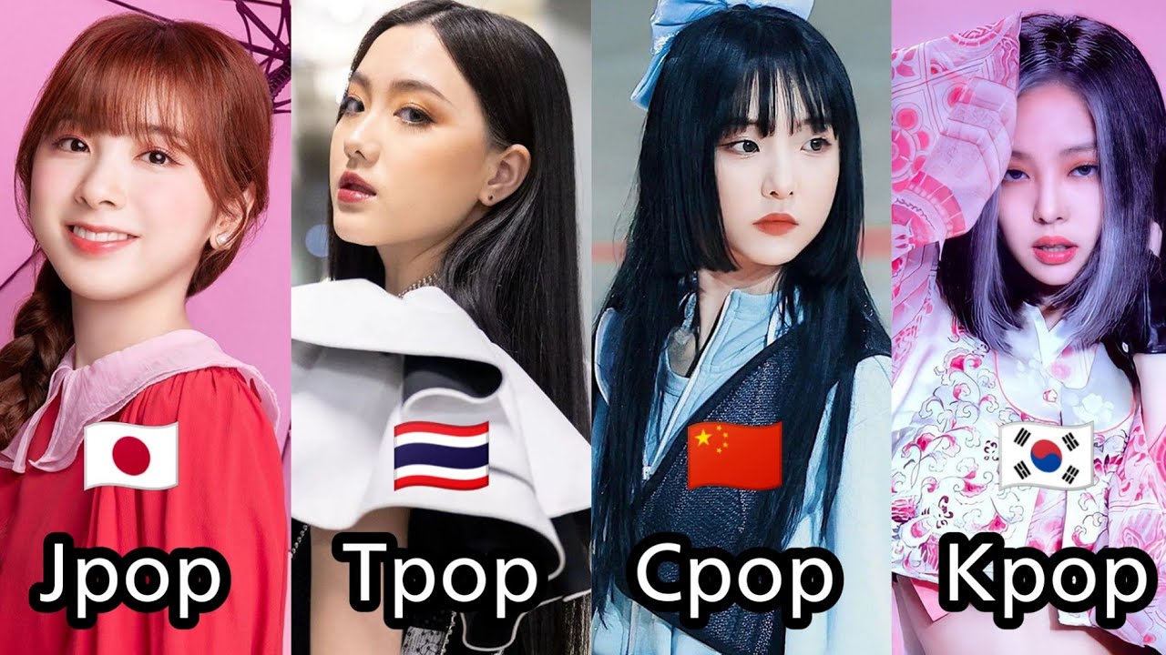 Girl Groups in Jpop, Kpop, Tpop & Cpop π―π΅π°π·